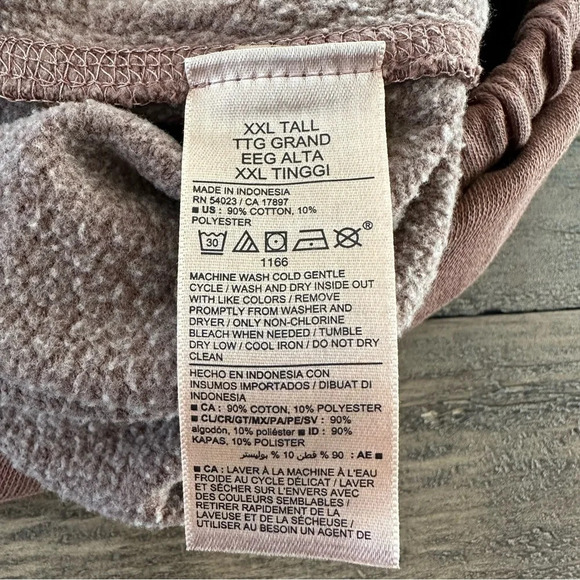 NWT Old Navy Womens XXL Tall High Rise Specially Dyed Classic Sweatpants Brown - Picture 7 of 8